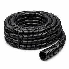 Sylix ® 25mm Flexible PVC Corrugated Conduit Pipe - Black Electrical Wire Protection